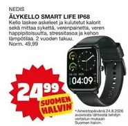 ÄLYKELLO SMART LIFE IP68