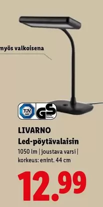 LED-pöytävalaisin