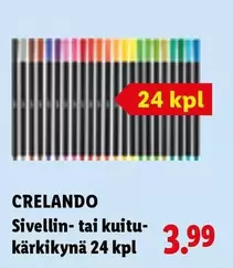 Sivellin- tai kuitukärkikynä