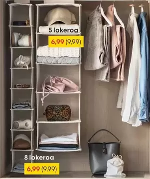 5 lokeroa