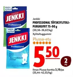 PROFESSIONAL TÄYSKSYLITOLI-PURUKUMIT 75-90 g