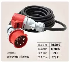 Voimavirta jatkojohto 10130420-3