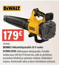 Dewalt - Akkulehtipuhallin 18 V runko DCMLBL562N