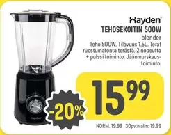 TEHOSEKOITIN 500W blender