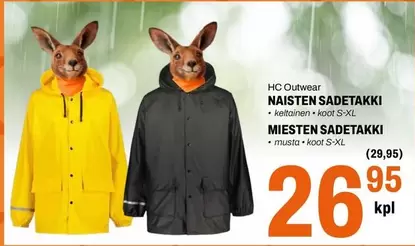 NAISTEN SADETAKKI, MIesten SADETAKKI