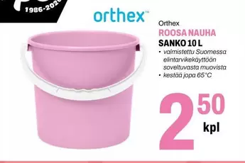 ROOSA NAUHA SANKO 10 L