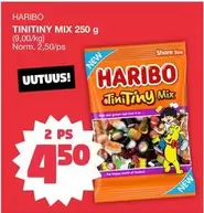Haribo - TINITINY MIX 250 g