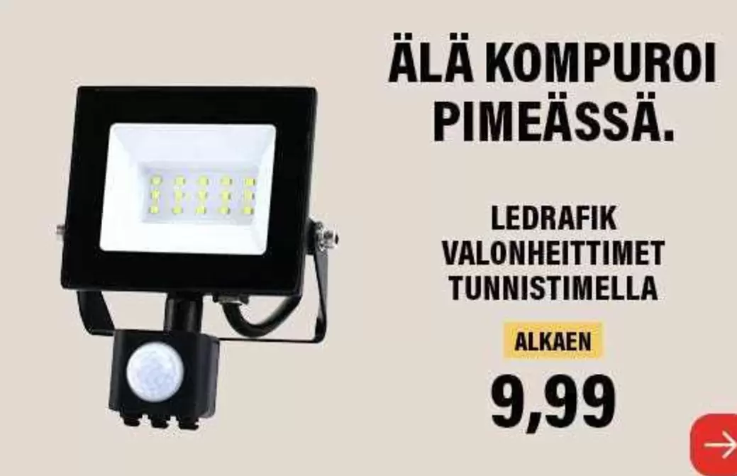 VALONHEITTIMET TUNNISTIMELLA