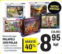 Ravensburger Palapeli 1000 Palaa