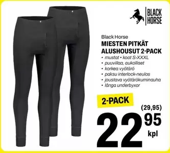 MIesten Pitkät Alushousut 2-Pack