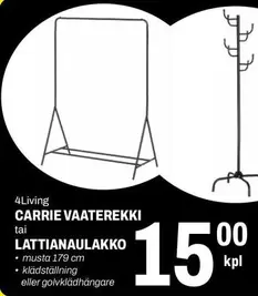 CARRIE VAATEREKKI tai LATTIAULAUKKO