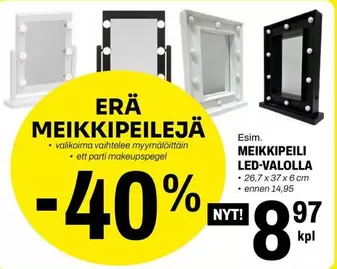 MEIKKIPEILEJÄ LED-VALLOILLA