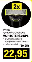 Oneblade VAIHTOTERÄ 2 KPL