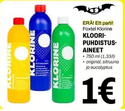 Original - Foxtel Chlorine KLOORI-PUHDISTUS-AINEET