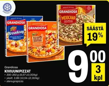 Grandiosa KIVIUUNIPPIZZAT