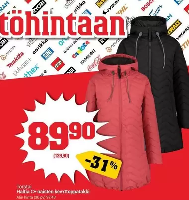 Makita - Haltia C+ naisten kevyttoppatakki