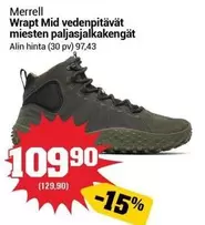 Wrapt Mid vedenpitävät miesten paljasjalkakengät