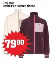 Kari Traa - Rothe Pile naisten fleece