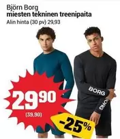 Miesten Tekninen Treenipaita