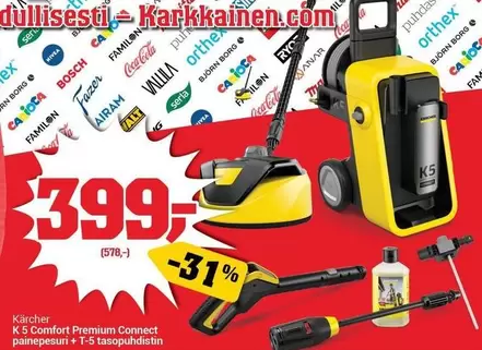 K 5 Comfort Premium Connect T-5 tasopuhdistin