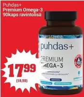 Premium Omega-3 ravintolisä