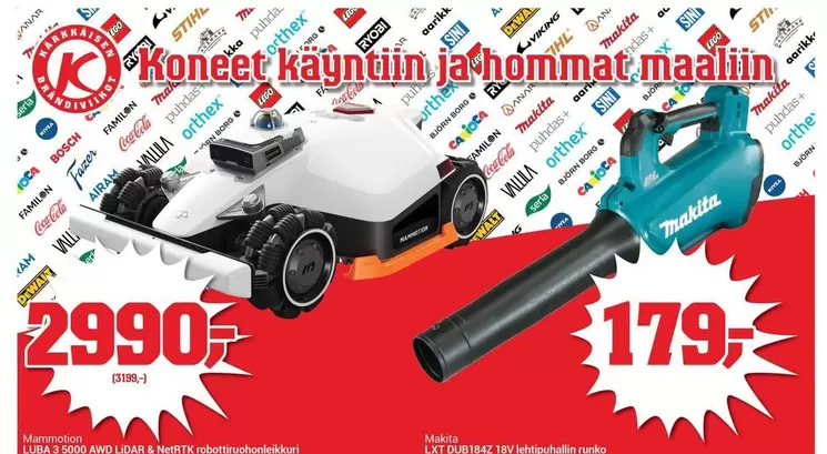 Makita - Koneet Käyntiin ja Hommat Maaliin