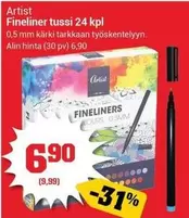 Fineliner tussi 24 kpl