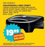 Obh Nordica - VOILEIPÄGRILLI 6882 CRISPY