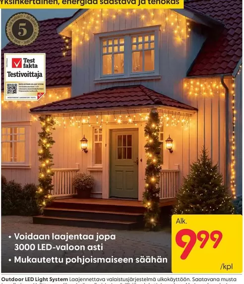 Outdoor LED Light System