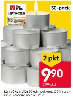 Lämpökynttilät