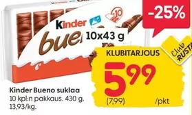 Kinder - Bueno suklaa