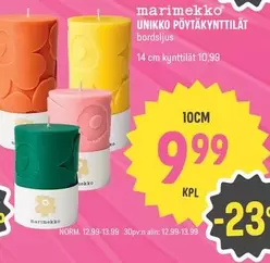 UNIKKO PÖYTÄKYNTTILÄT