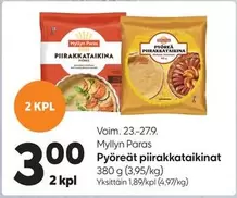 Myllyn Paras - Pyöreät piirakkataikinat