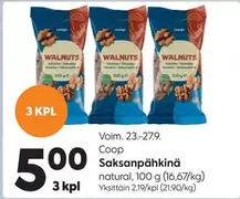 Saksanpähkinä natural