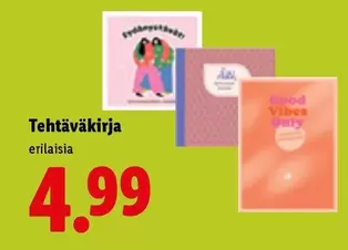 Tehtäväkirja erilaisia