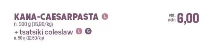 KANA-CAESARPASTA