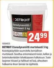 Etanadynamiitti murtolaasti 5 kg