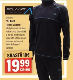 10165805 POLAARI Fleece väliasu