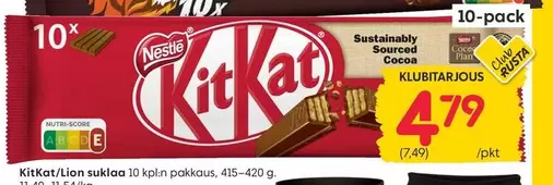 KitKat/Lion sukloa