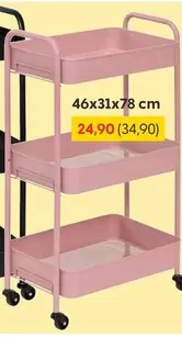 3-tier trolley