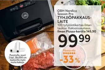 Obh Nordica - Season Pro Tyhjiöpakkauslaite