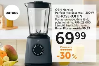 Obh Nordica - PERFECT MIX ESSENTIAL 1200 W TEHOSEKOITIN