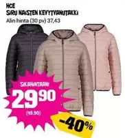 SIRU NAISTEN KEVYTVANUTAKKI