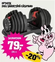 24KG SÄÄDETTÄVÄ KÄSIPAINO