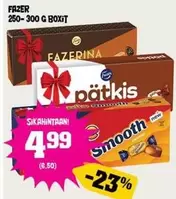 Fazerina, Pätkis, Smooth
