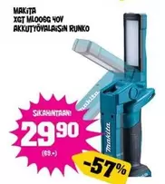 Makita - XGT MLOOG 40V AKKUTYÖVALAISIN RUNKO