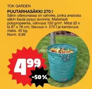 PUUTARHASÄKKI 270 l