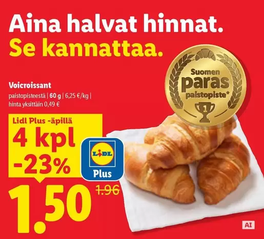 Voicroissant paistopiste