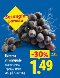 Tumma viinirypäle