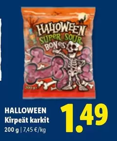 Halloween Super Sour Bones